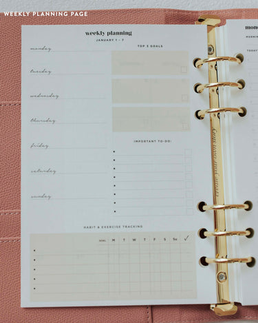 Pre-order) 2024 Lifestyle Weekly Ring Binder Planner – The Inspired Stories  EU